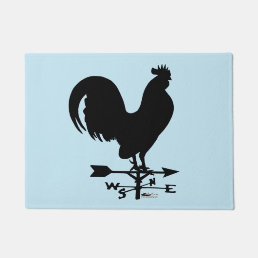 Weathervane Rooster Fußmatte (Vorderseite)