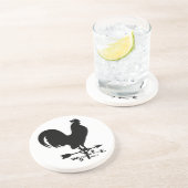 Weathervane Rooster Getränkeuntersetzer (Seite)