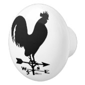 Weathervane Rooster Keramikknauf (Rechts)