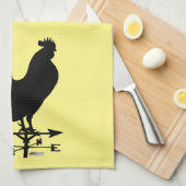 Weathervane Rooster Küchentuch (Viertel Falte)
