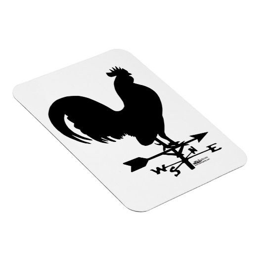 Weathervane Rooster Magnet (Rechte Seite)