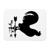 Weathervane Rooster Magnet (Horizontal)