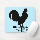 Weathervane Rooster Mousepad (Mit Mouse)