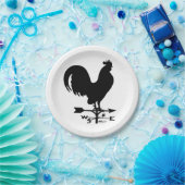 Weathervane Rooster Pappteller (Party)