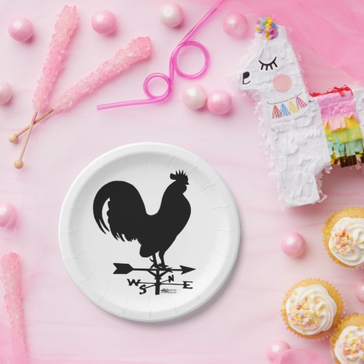 Weathervane Rooster Pappteller (Party)