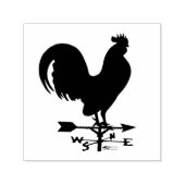 Weathervane Rooster Permastempel (Design)