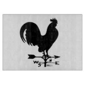 Weathervane Rooster Schneidebrett (Vorderseite)