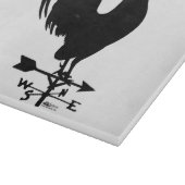 Weathervane Rooster Schneidebrett (Ecke)