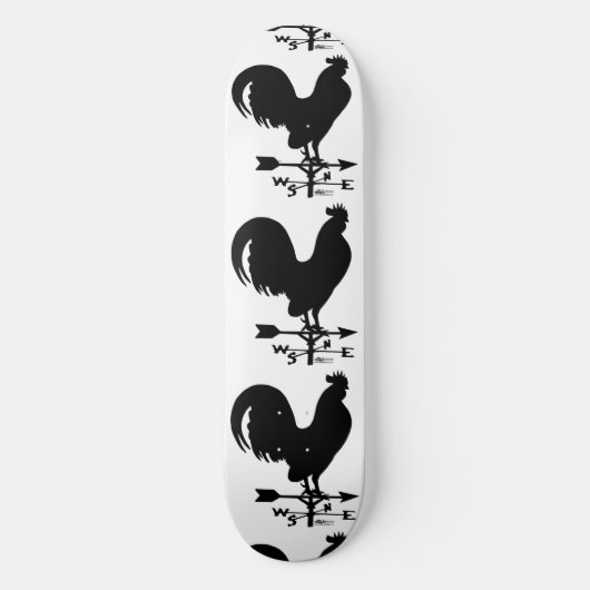 Weathervane Rooster Skateboard (Vorderseite)