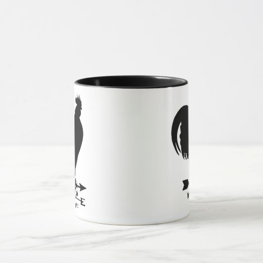 Weathervane Rooster Tasse (Zentrum)