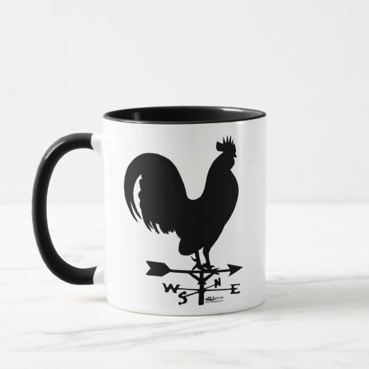 Weathervane Rooster Tasse (Links)