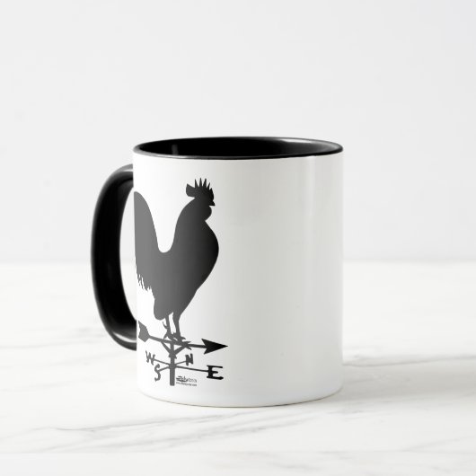 Weathervane Rooster Tasse (Vorderseite Links)