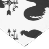 Weathervane Rooster Tischdecke (Schrägansicht)