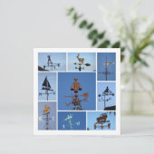 Weathervanes Feiertagskarte (Stehend Vorderseite)
