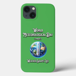 Weathr formt das Leben. Weltmeteorologischer Tag. Case-Mate iPhone Hülle