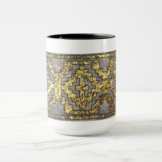 Weave Design, Talking Canyons, New Mexico Tasse (Zentrum)
