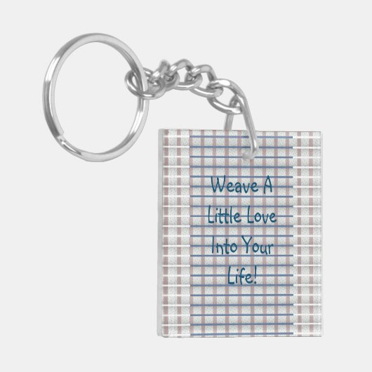 Weave Liebe Schlüsselanhänger (Vorderseite links)