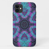 Weave Mandala Blue Pink und Lila Case-Mate iPhone Hülle (Rückseite)