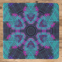 Weave Mandala Blue Pink und Lila