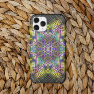 Weave Mandala Gelb Rosa und Grün Case-Mate iPhone Hülle