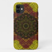 Weave Mandala Gelb und Orange Case-Mate iPhone Hülle (Rückseite)