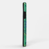 Weave Mandala Green und Blue Case-Mate iPhone Hülle (Hinten/Rechts)