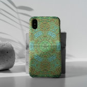 Weave Mandala Green und Orange Case-Mate iPhone Hülle