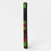 Weave Mandala Green und Red Case-Mate iPhone Hülle (Hinten/Links)
