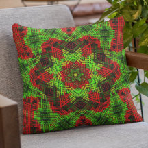 Weave Mandala Green und Red