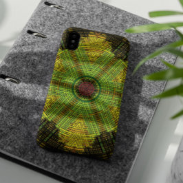 Weave Mandala Green Yellow und Red Case-Mate iPhone Hülle