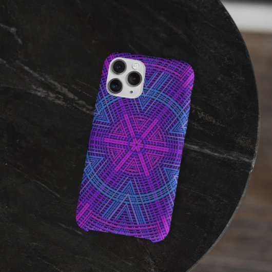 Weave Mandala Lila rosa und blau Case-Mate iPhone Hülle