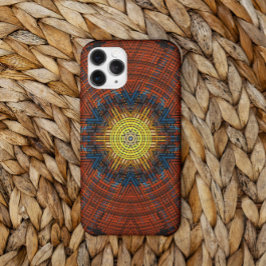 Weave Mandala Orange Gelb und Blau Case-Mate iPhone Hülle