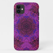 Weave Mandala Pink Lila und blau Case-Mate iPhone Hülle (Rückseite)