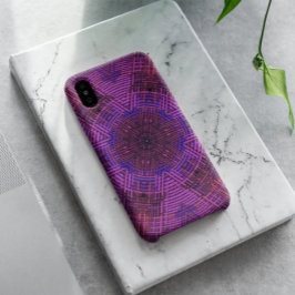 Weave Mandala Pink Lila und blau Case-Mate iPhone Hülle