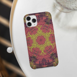 Weave Mandala Pink Lila und gelb Case-Mate iPhone Hülle