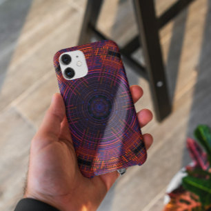 Weave Mandala Red Orange und Lila Case-Mate iPhone Hülle