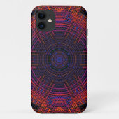 Weave Mandala Red Orange und Lila Case-Mate iPhone Hülle (Rückseite)