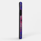 Weave Mandala Rosa und Blau Case-Mate iPhone Hülle (Hinten/Rechts)