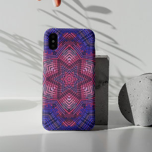 Weave Mandala Rosa und Blau Case-Mate iPhone Hülle
