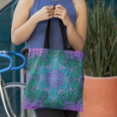 Weave Mandala Rosa und Blau Tasche