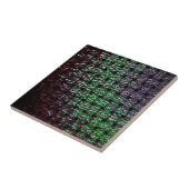 Weave Metalic Lila Green Tile Fliese (Seite)