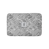 Weave Pattern Design Art  Badematte (Vorderseite)