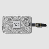 Weave Pattern Design Art  Gepäckanhänger (Vorderseite (Horizontal))