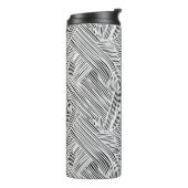 Weave Pattern Design Art  Thermosbecher (Nach links gedreht)