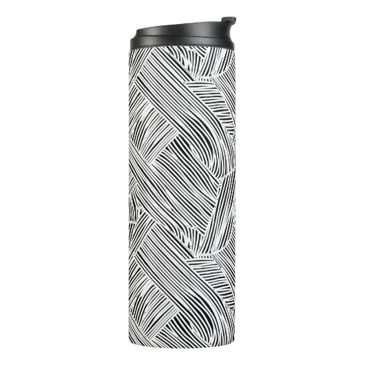 Weave Pattern Design Art  Thermosbecher (Nach links gedreht)