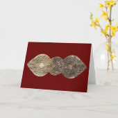 Weave Pattern Karte (Gelbe Blume)