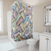 Weave pattern Shower Curtain Duschvorhang (Beispiel)