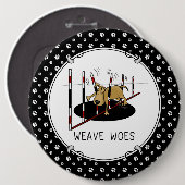 Weave Woes - Agility lustig steckte Hundeschuhe Button (Vorne & Hinten)