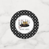 Weave Woes - lustiges Agility Konfetti (Klein Vorderseite)