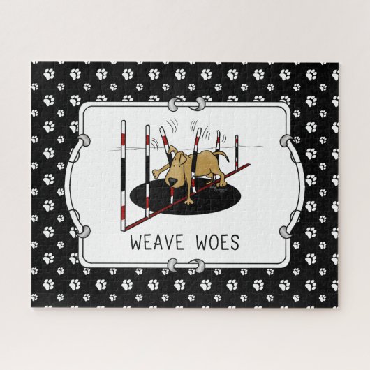 Weave Woes - lustiges Agility Puzzle (Horizontal)